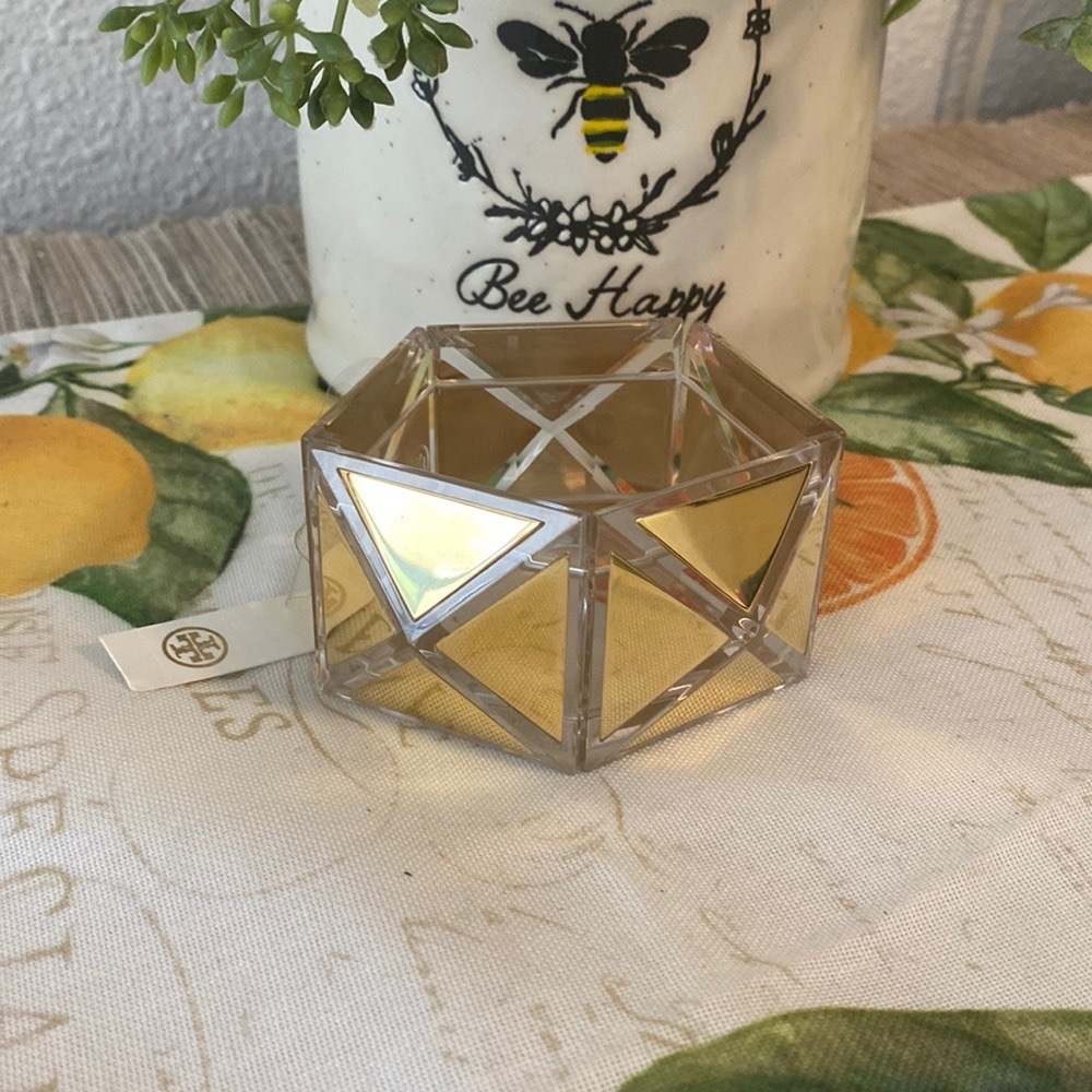 Tory Burch Pyramid Stretch Bracelet